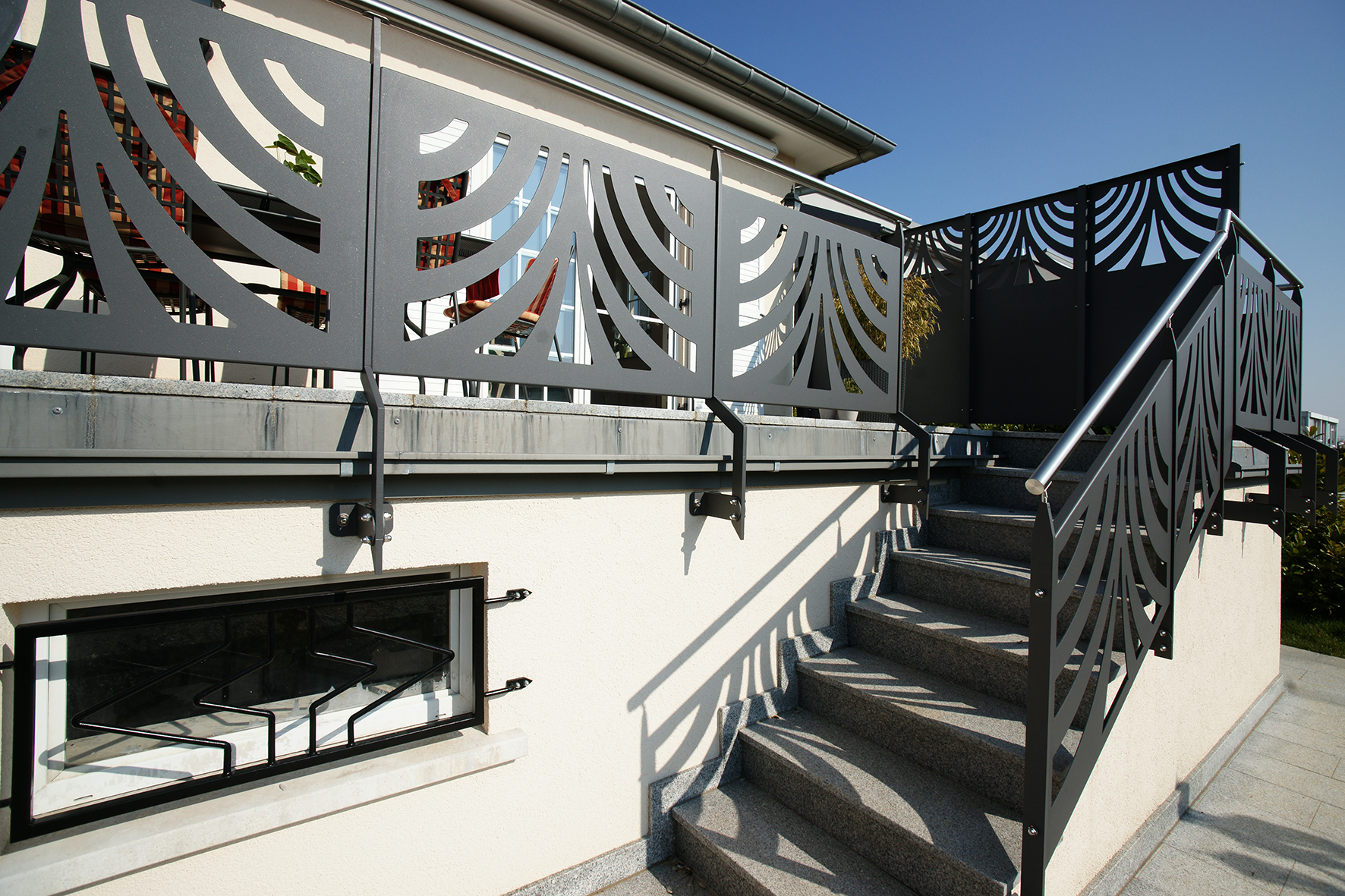 escaliers, balustrades & terrasses